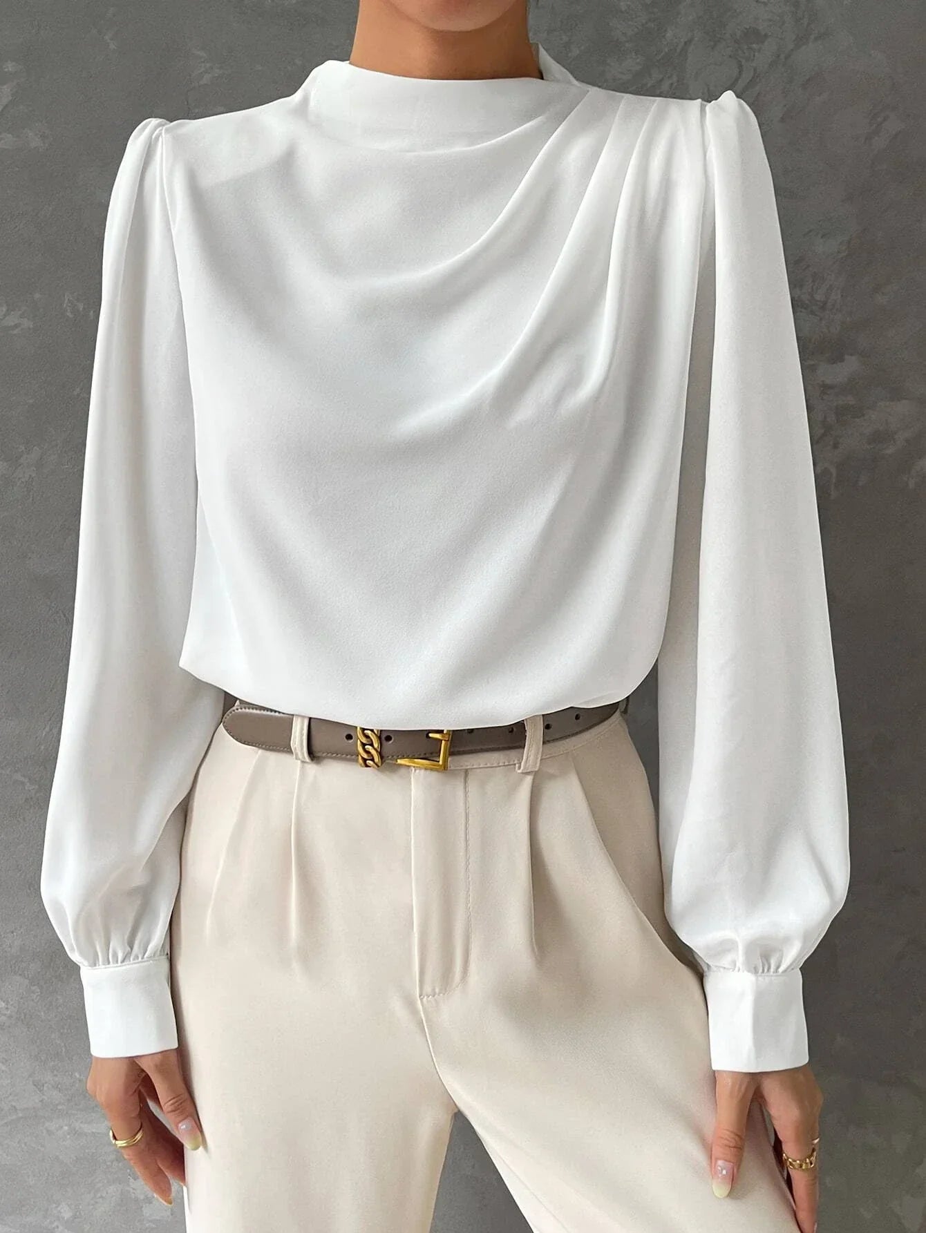 Marisol | Stylish Bishop Sleeve Blouse for Women