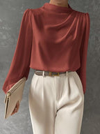 Marisol | Stylish Bishop Sleeve Blouse for Women