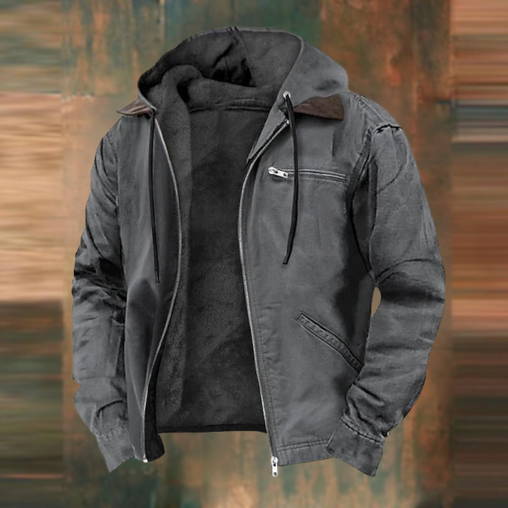 Keaton™ | Zipper Hooded Jacket for Everyday Comfort