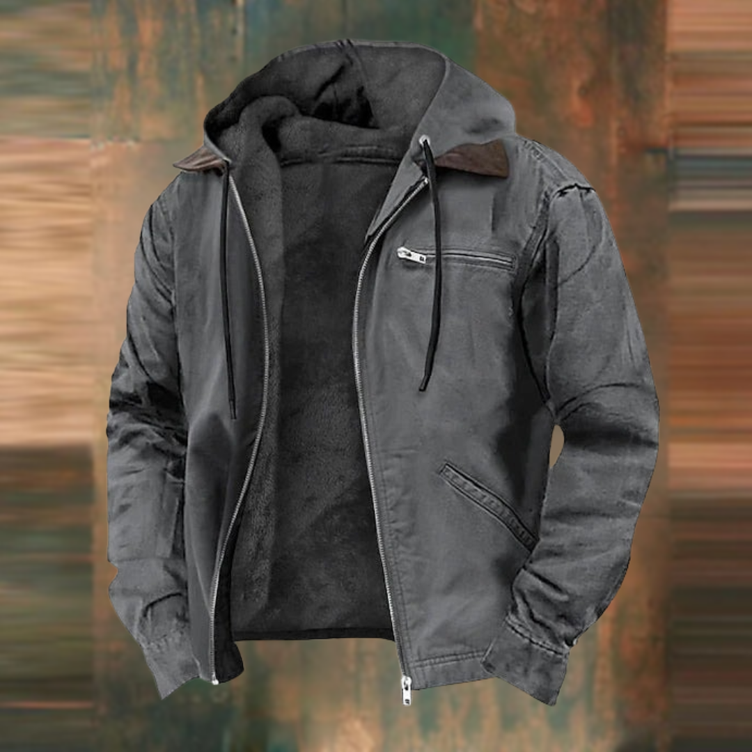 Keaton™ | Zipper Hooded Jacket for Everyday Comfort
