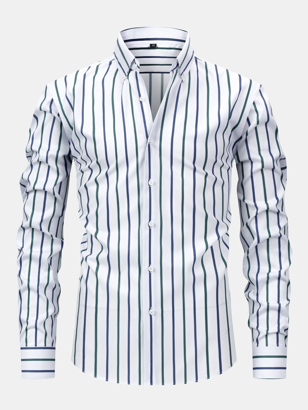 Julian | Long Sleeved Striped Shirt With Button