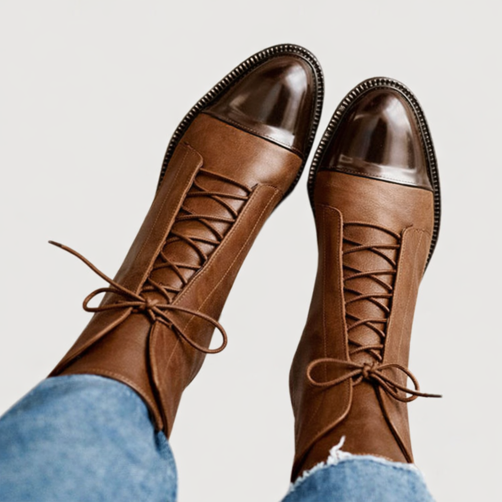 Elena | Lace-up Ankle Boots