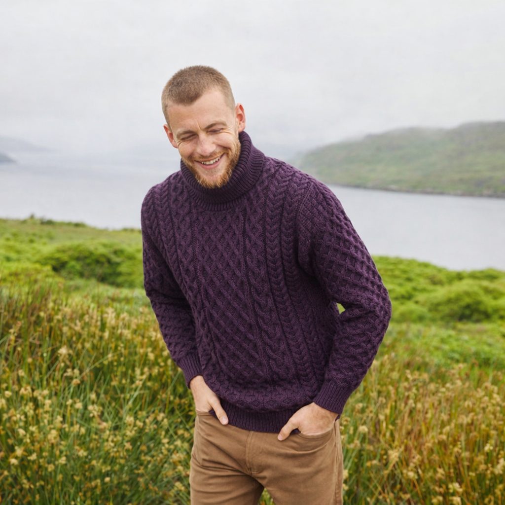 Alan | Fisherman Turtleneck Premium Knit