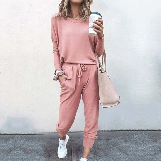 Anna | Women’s  Two Piece Casual Matching Loungewear Sets