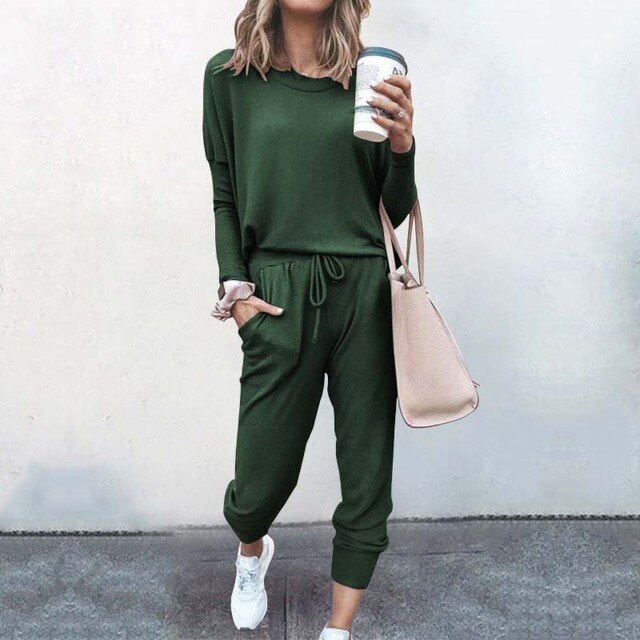 Anna | Women’s  Two Piece Casual Matching Loungewear Sets
