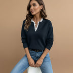 Sophie | Elegant French Collar Blouse