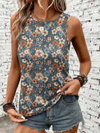 REYA | COMFORTABLE FLORAL SUMMER TOP
