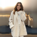 Kiandra | Knitted Wool-look Cardigan With Pockets