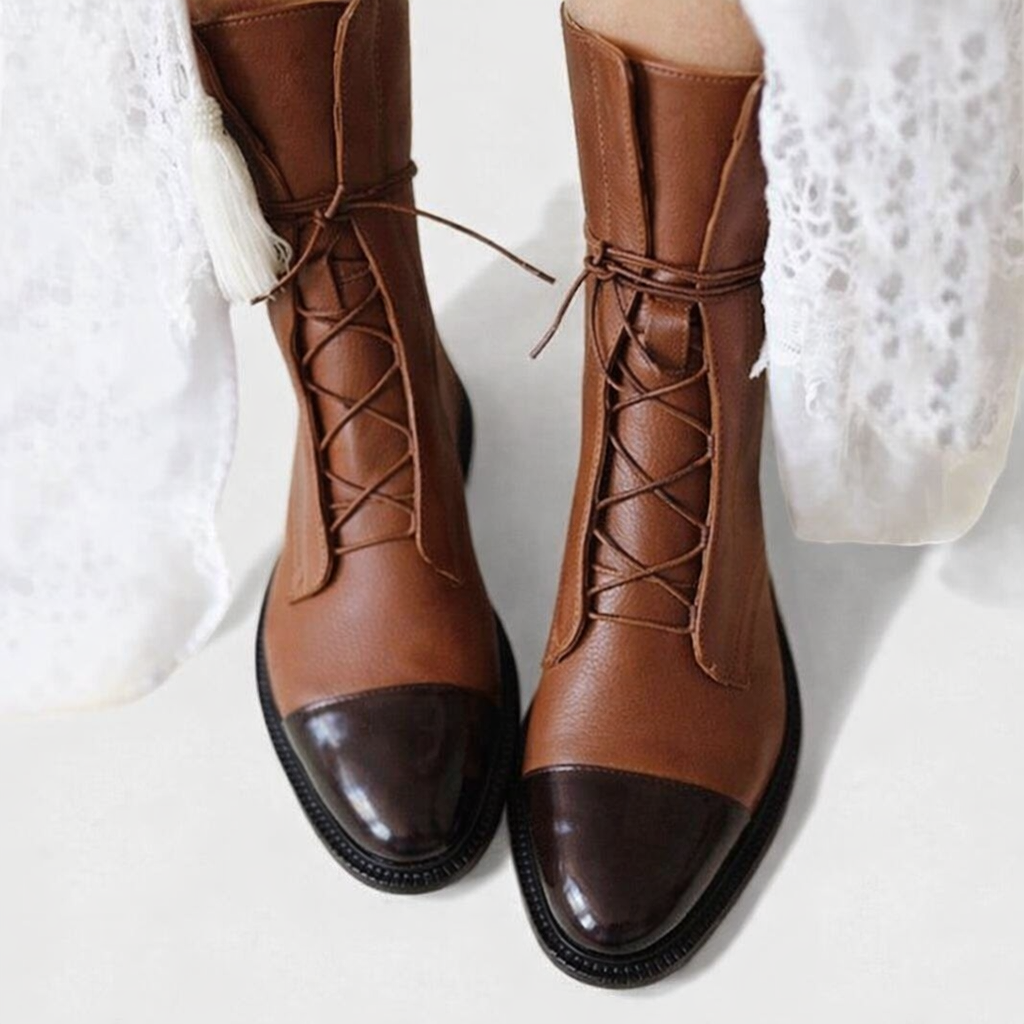 Elena | Lace-up Ankle Boots