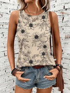 REYA | COMFORTABLE FLORAL SUMMER TOP