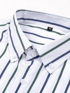 Julian | Long Sleeved Striped Shirt With Button