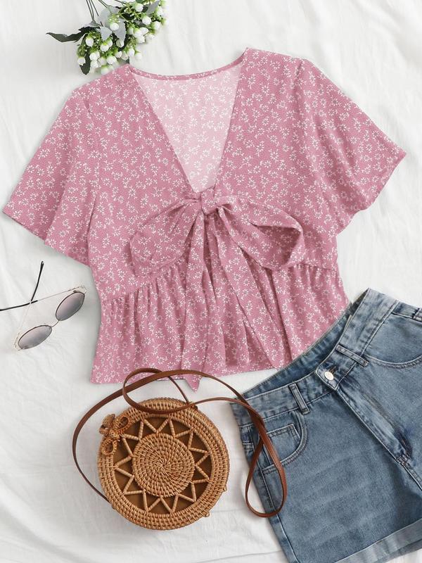 Althea|  Casual Summer V-Neck Flowy Top