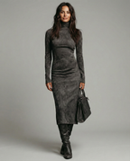 Onelia | Elegant Terracotta Dress.