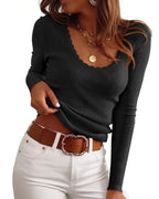 Emmy | Slim Fit V-Neck T-Shirt