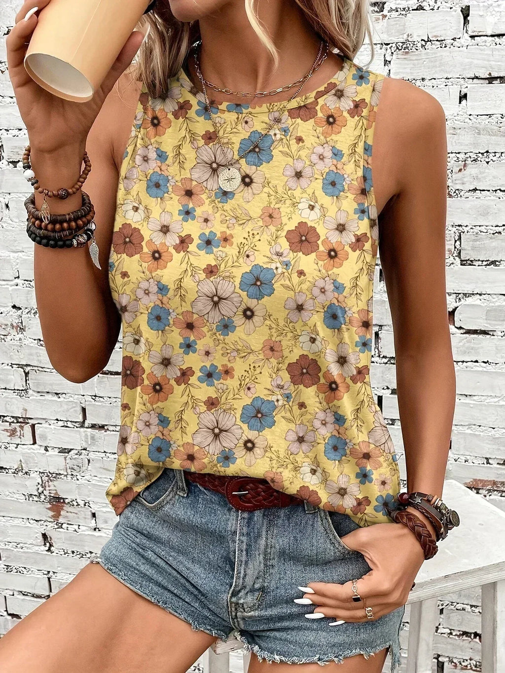 REYA | COMFORTABLE FLORAL SUMMER TOP