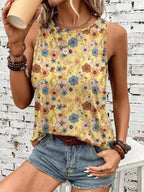 REYA | COMFORTABLE FLORAL SUMMER TOP