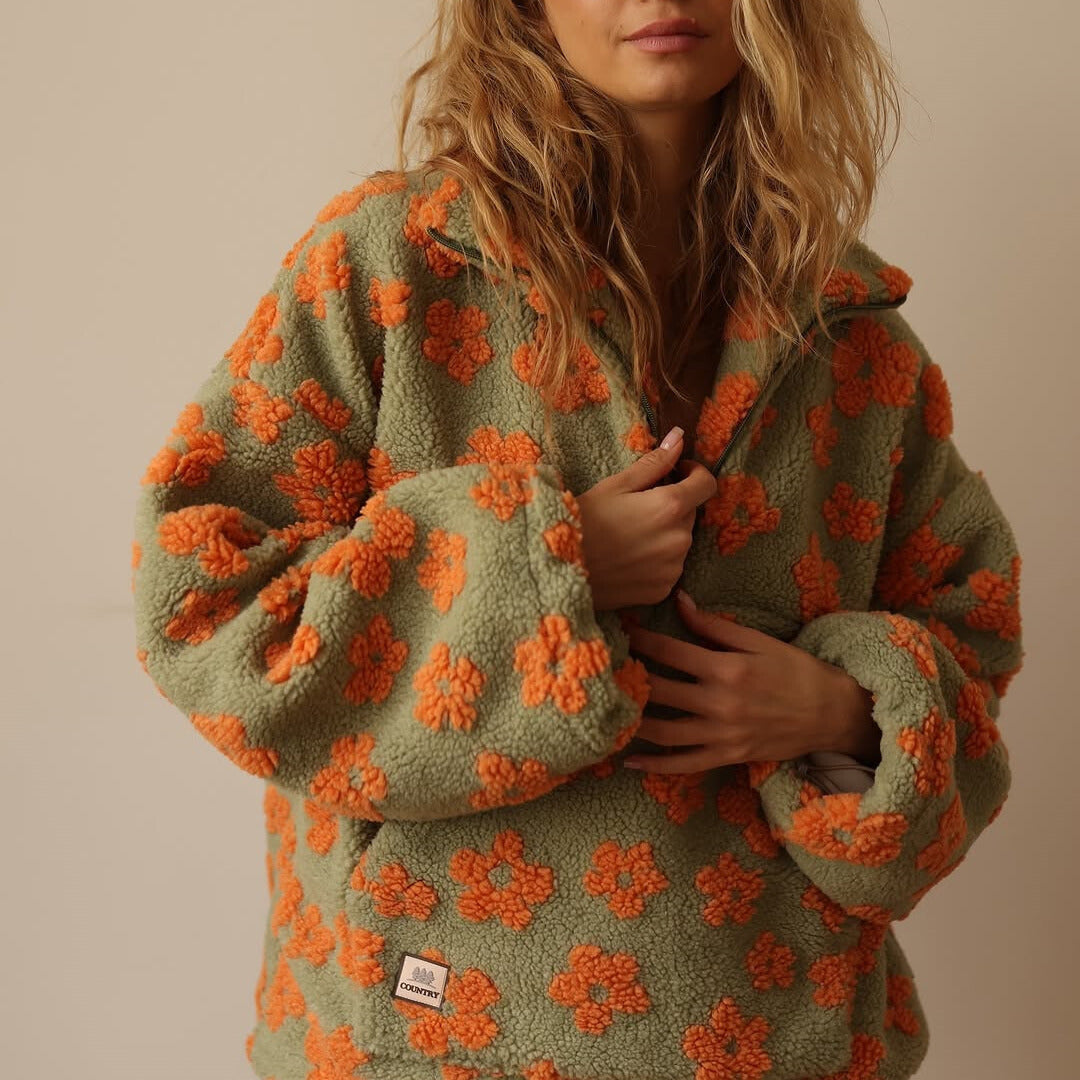 Camellia | Sweater with Floral Print