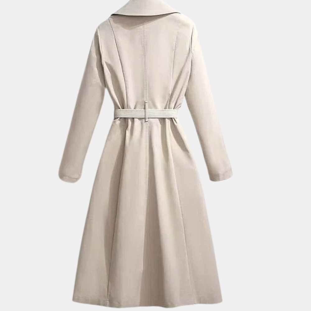Dakoto | Women’s Stylish Double-Breasted Belted Coat