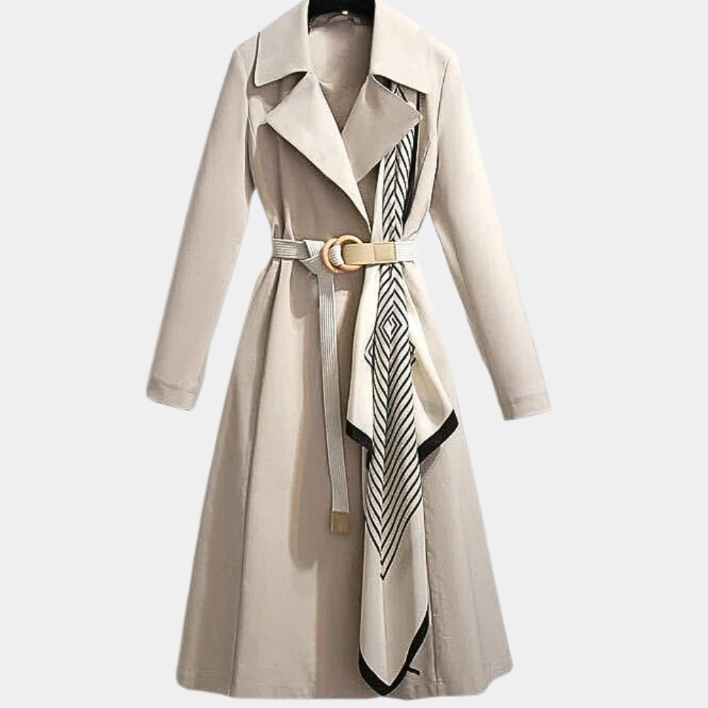 Dakoto | Women’s Stylish Double-Breasted Belted Coat
