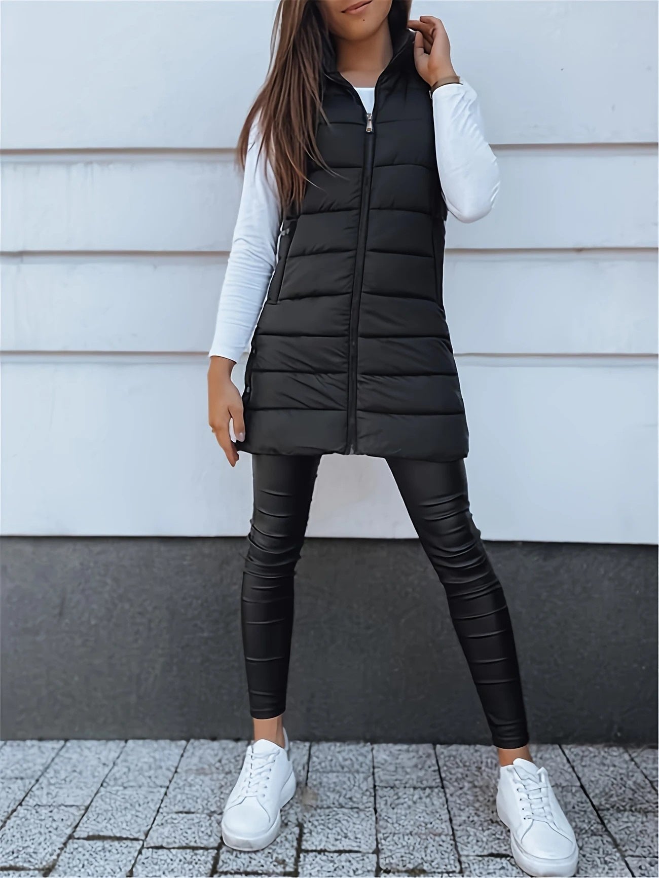 Zella | Casual Sleeveless Long Vest