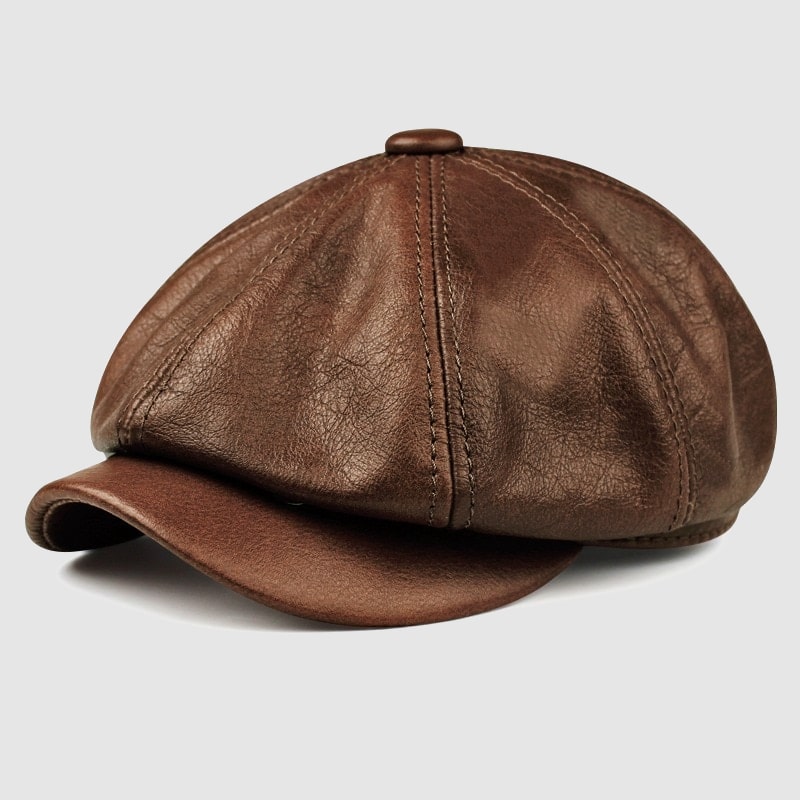 Franky Hardy | Genuine Leather Vintage Beret