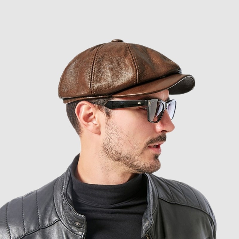 Franky Hardy | Genuine Leather Vintage Beret