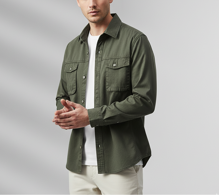 CORBIN CANVAS OVERSHIRT