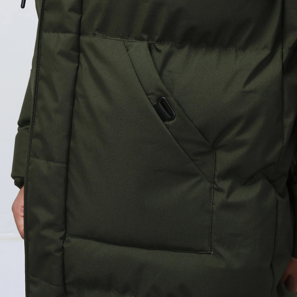 Jean | Men's Long Hooded Parka for Winter Comfort and Style
