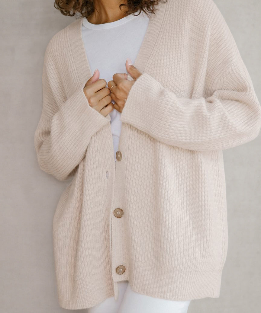 Eve | Women’s Winter Knit Casual Button Up  Cardigan