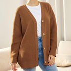 Eve | Women’s Winter Knit Casual Button Up  Cardigan