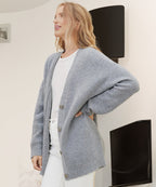 Eve | Women’s Winter Knit Casual Button Up  Cardigan