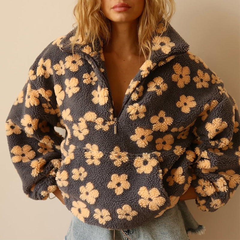 Camellia | Sweater with Floral Print