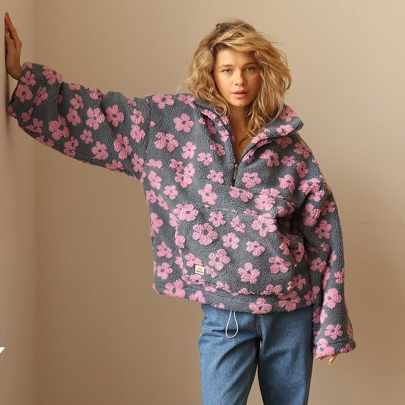 Camellia | Sweater with Floral Print