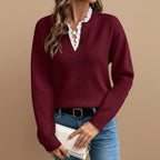 Sophie | Elegant French Collar Blouse