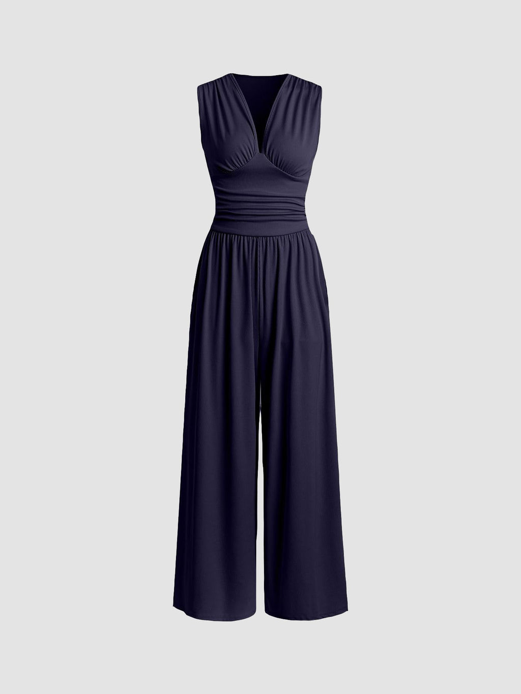 Selenae | Chic Sleeveless Wide-Leg Jumpsuit
