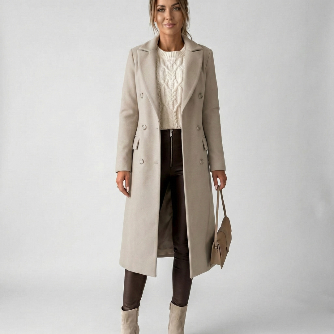 Hazeli | Elegant Longline Coat