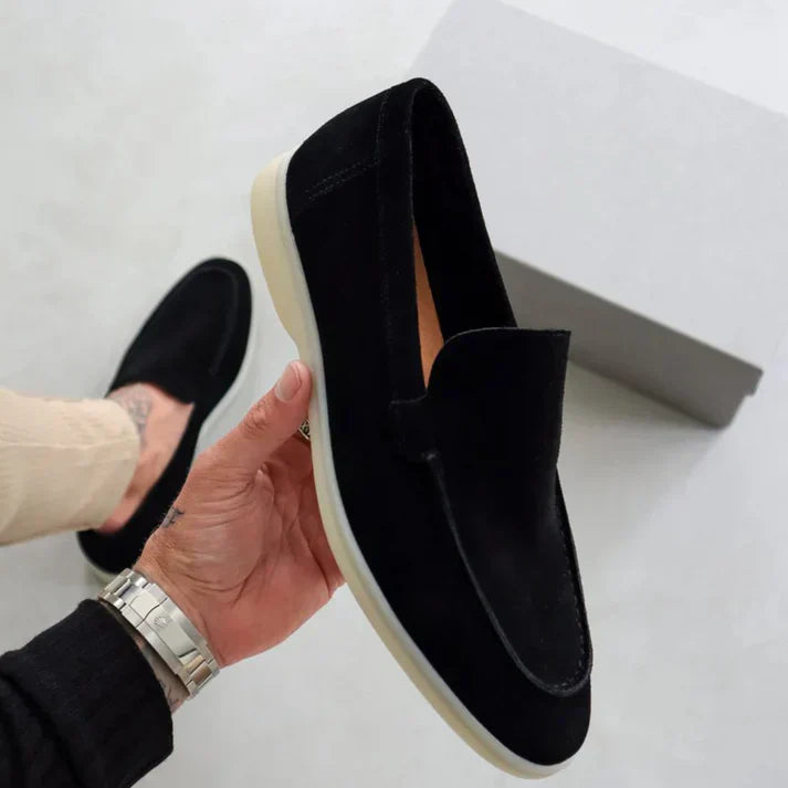 Modern Suede Loafers