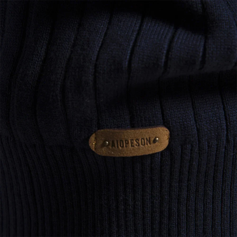 Aloïs | Men's winter sweater with zipped neck and optimal warmth