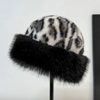 Calista | Leopard Print Faux Fur Hat