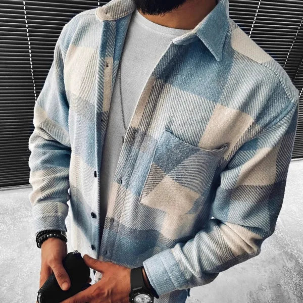 Edison | Winter long-sleeve shirt for men