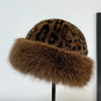 Calista | Leopard Print Faux Fur Hat