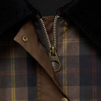 Jessy | Warm Checked Jacket Women with Soft Faux Fur Collar