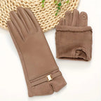 Cina | Waterproof leather gloves for winter