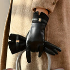 Cina | Waterproof leather gloves for winter