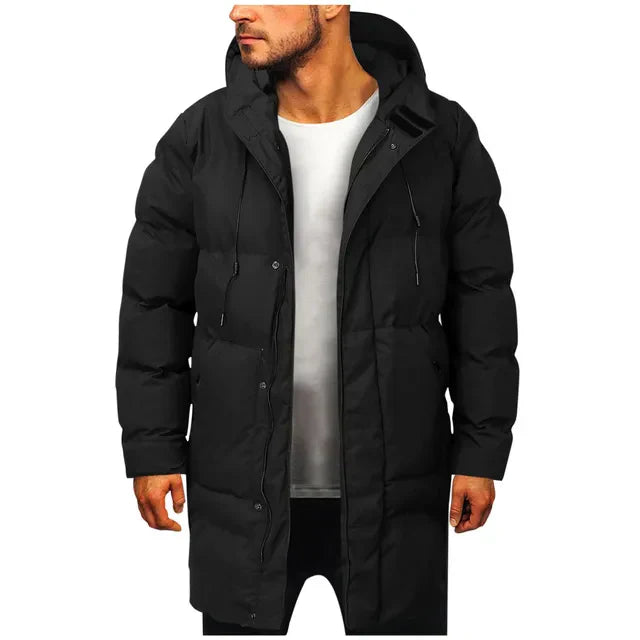 Jean | Men's Long Hooded Parka for Winter Comfort and Style