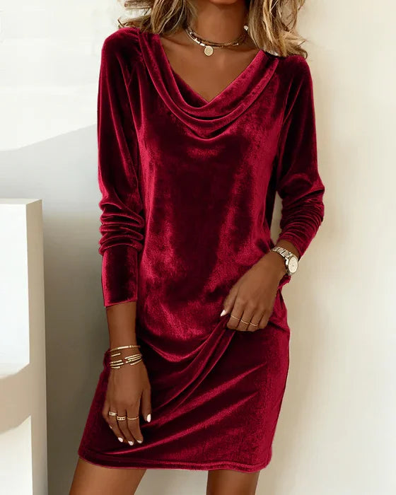 Elanora™ | Elegant Velvet Dress