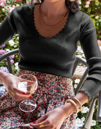 Emmy | Slim Fit V-Neck T-Shirt