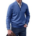 Evan | Men’s Knitted Half-Zip Pullover Jumper