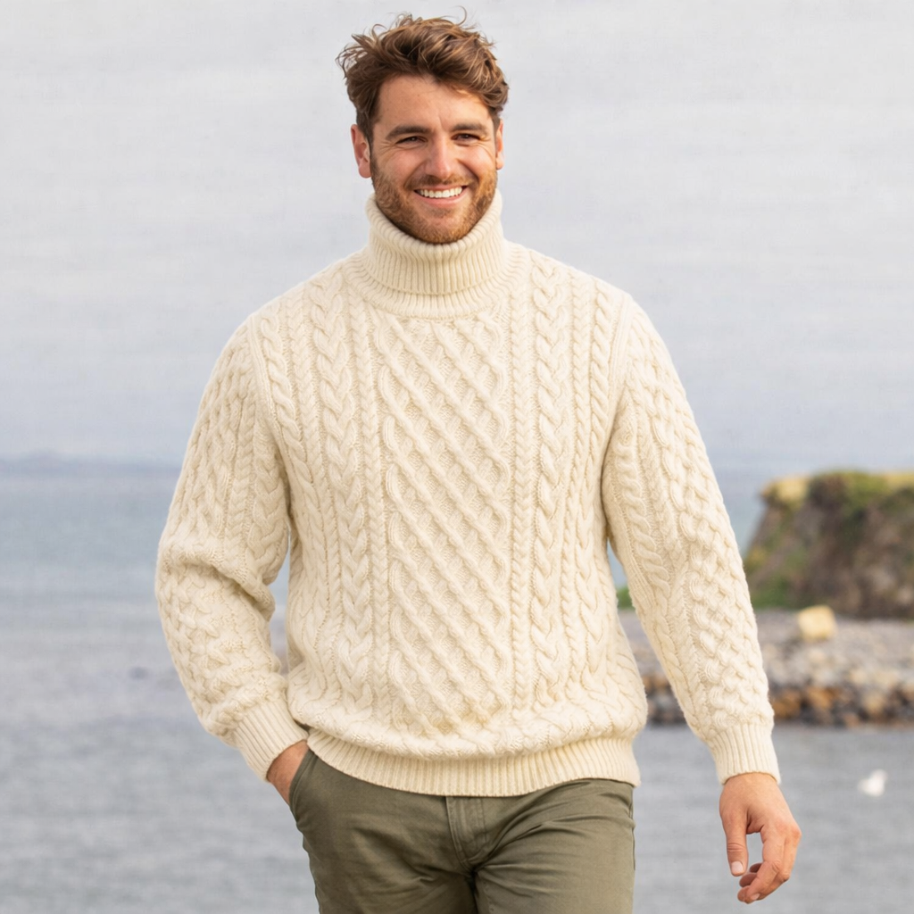 Alan | Fisherman Turtleneck Premium Knit