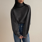 Dora | Stylish striped turtleneck sweater